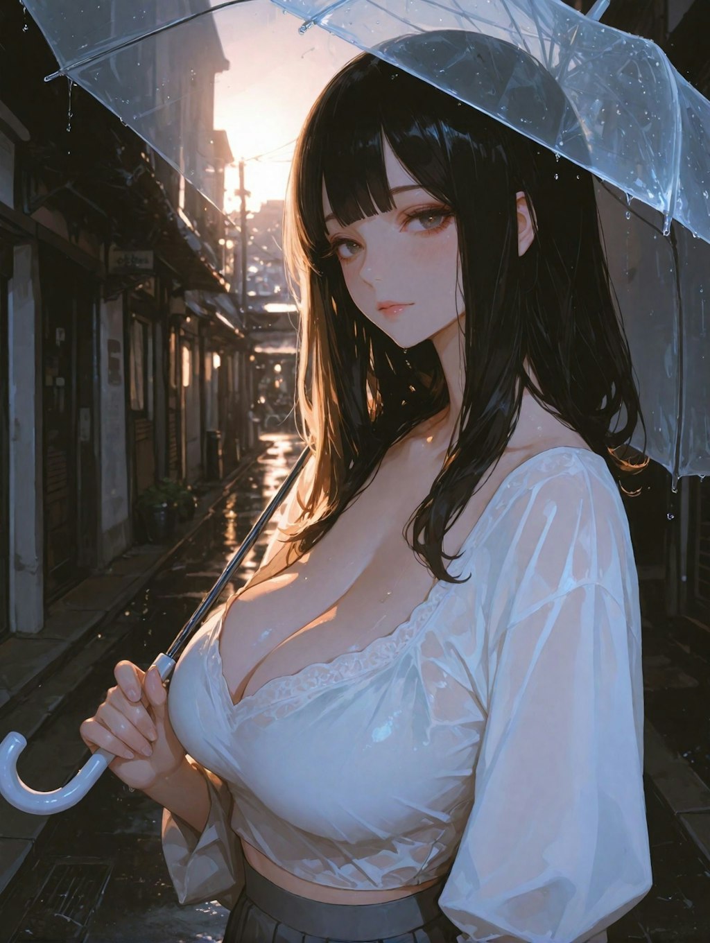 雨の日散歩