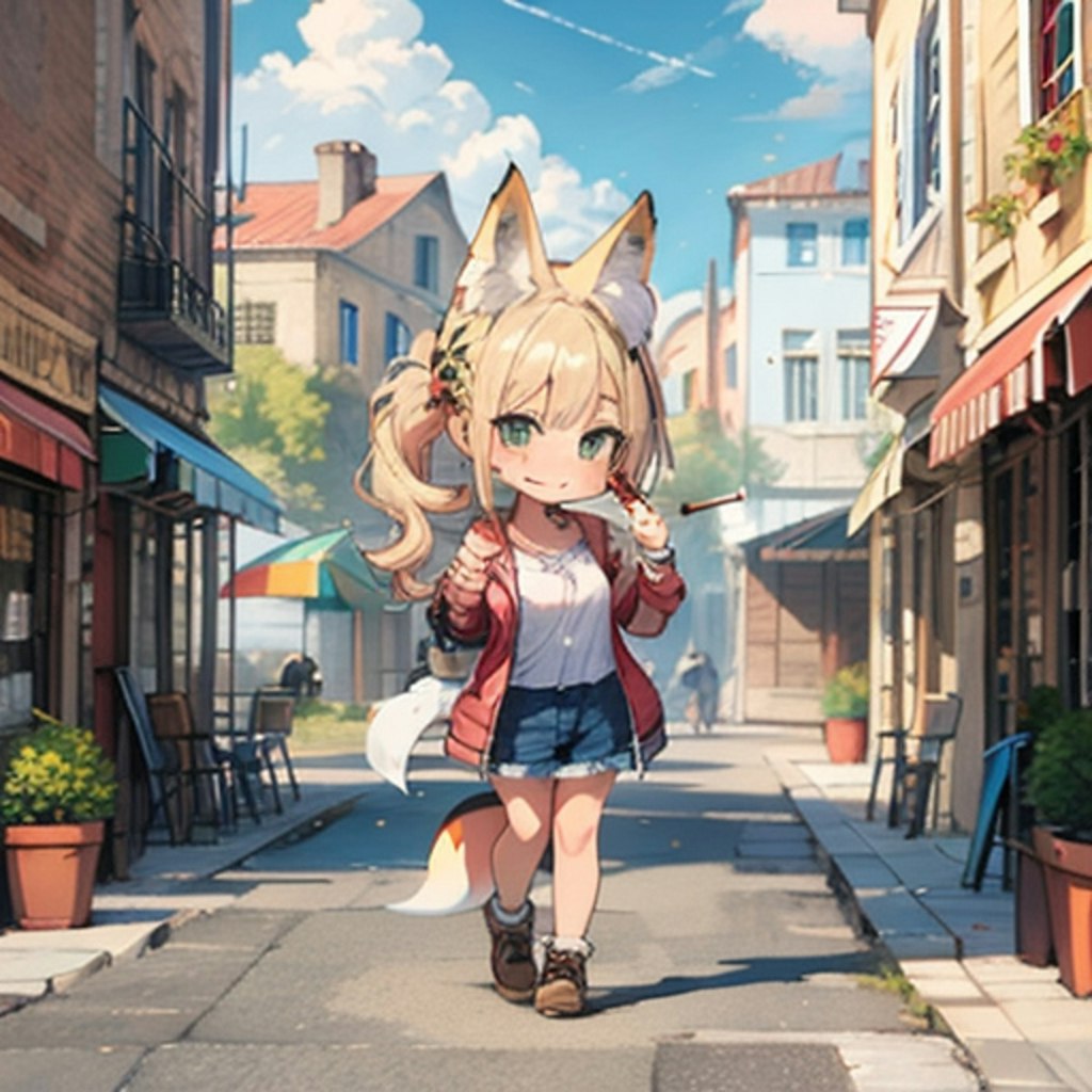今日のちびきつね