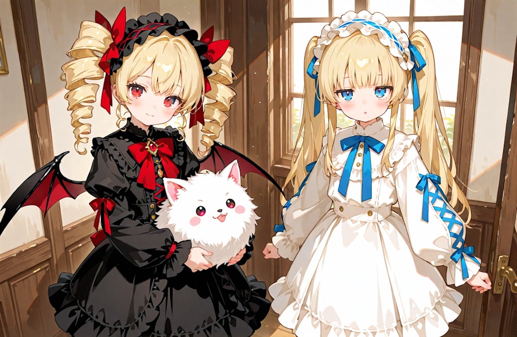 ナナシーとナナシィちゃん (うちの子ルーキーズ御礼 for すらいむさん)