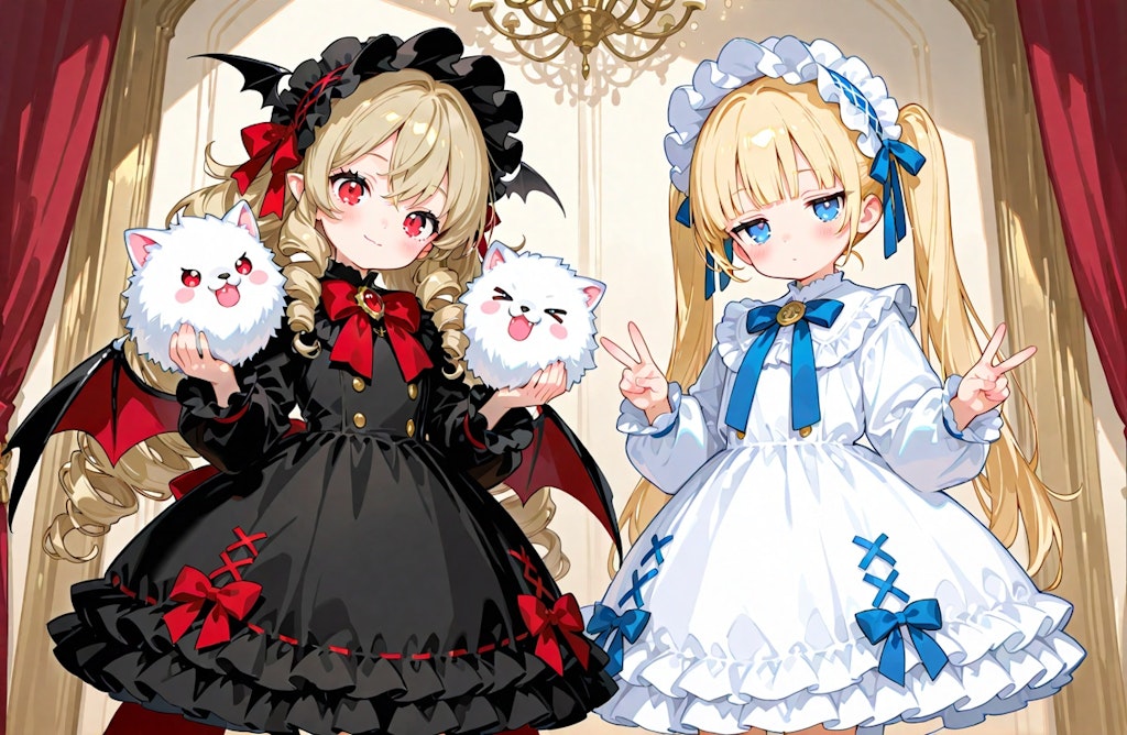 ナナシーとナナシィちゃん (うちの子ルーキーズ御礼 for すらいむさん)