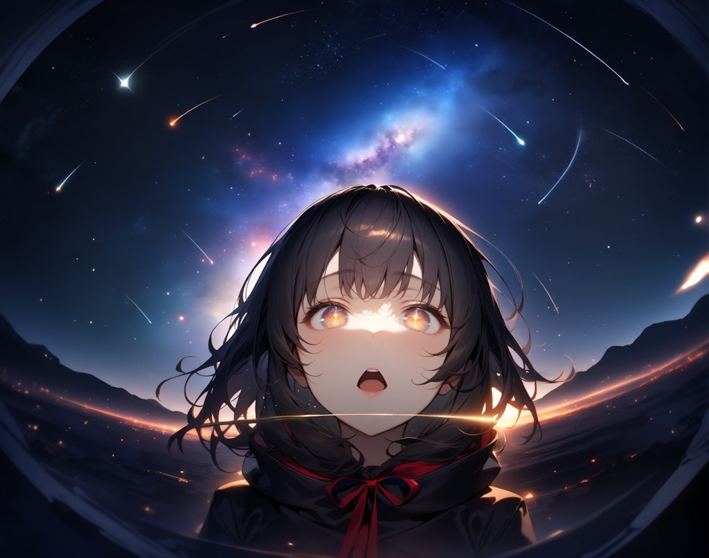 星空を眺めて1