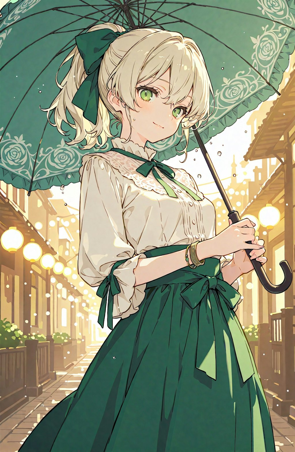 大都会の雨