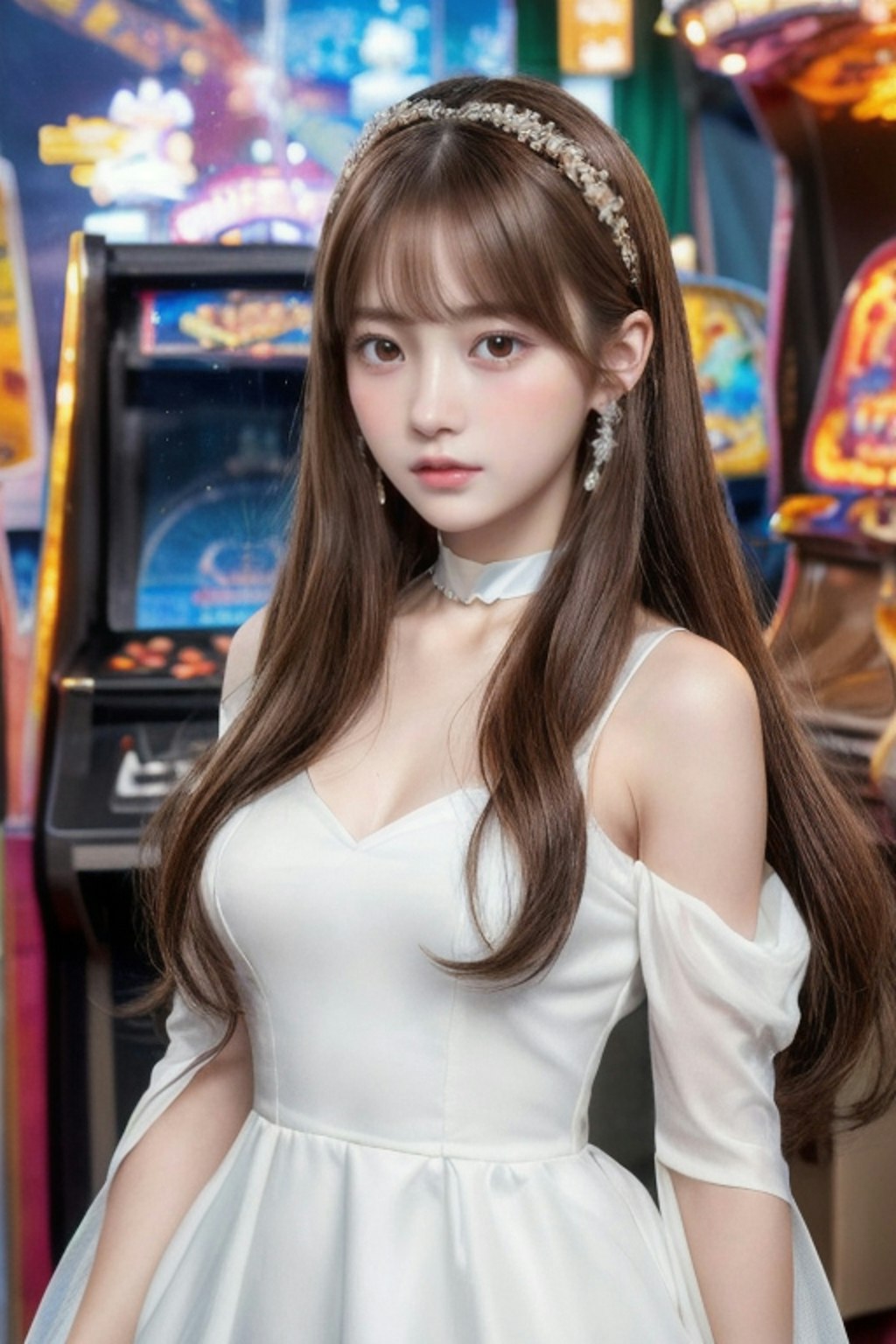 ゲーセンに来た姫様