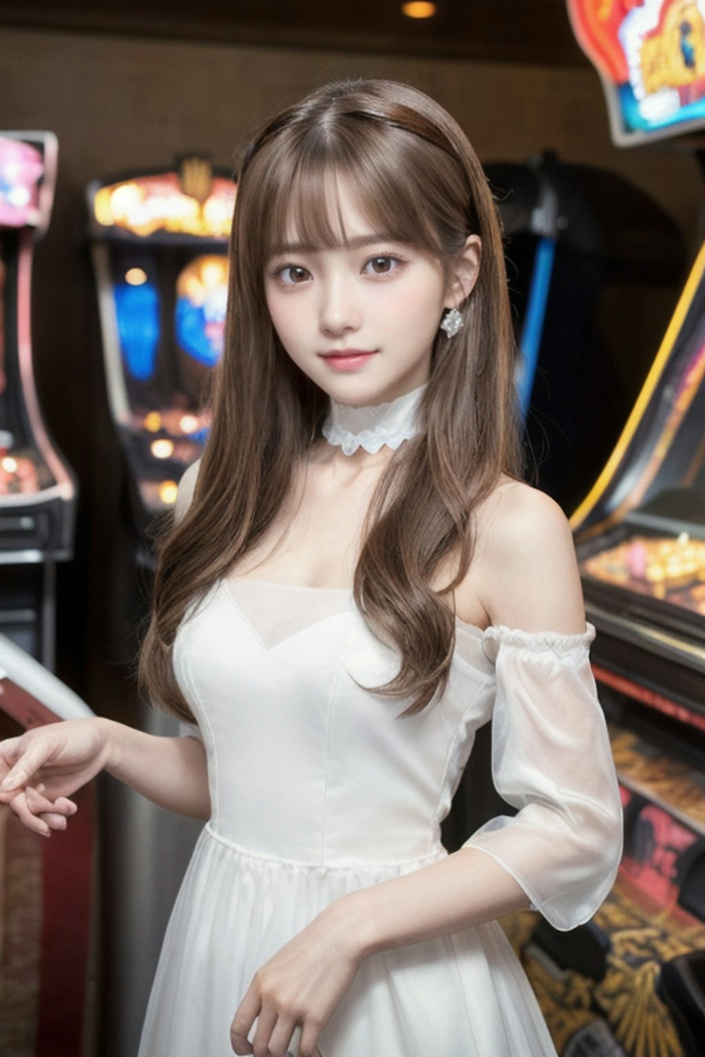 ゲーセンに来た姫様