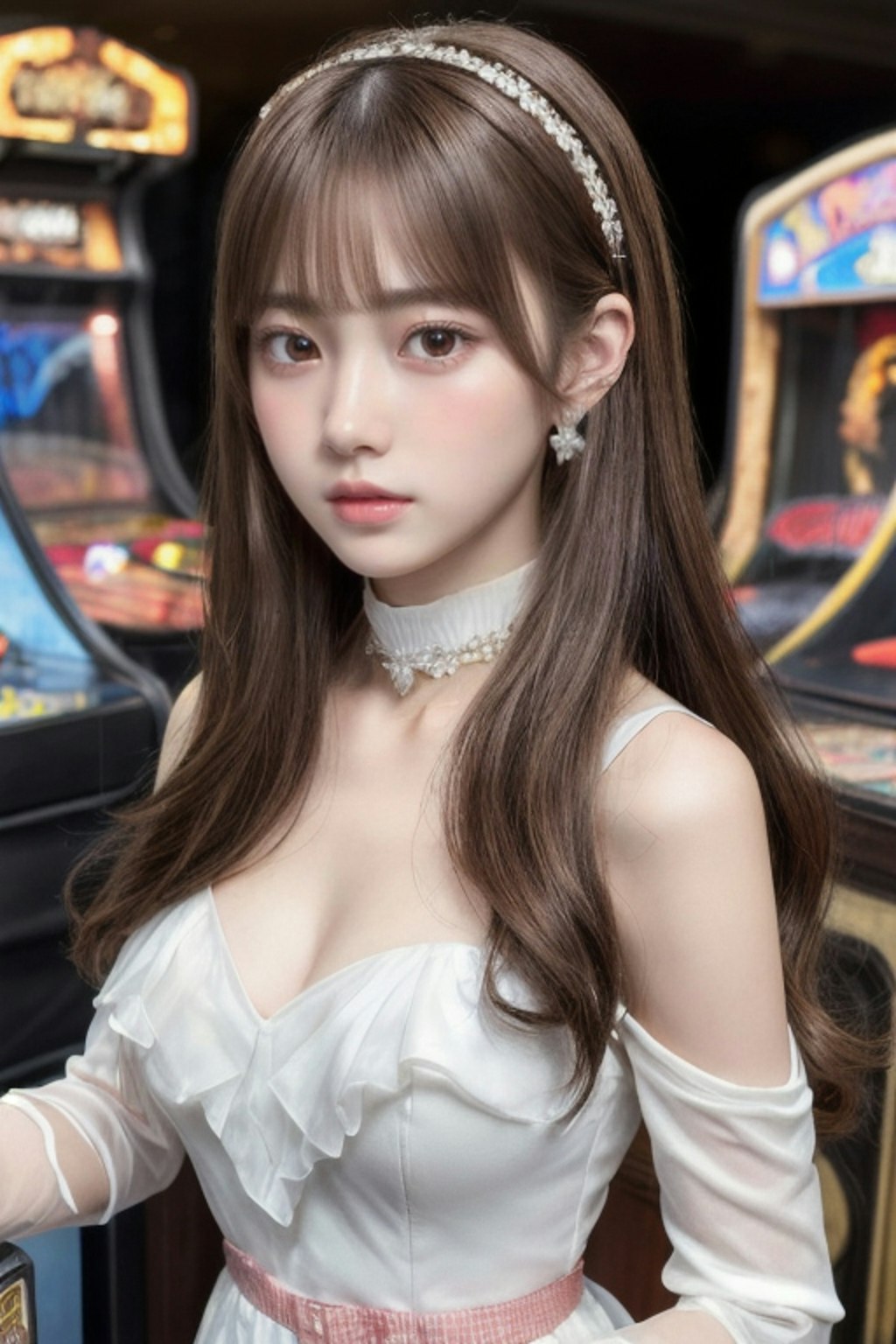 ゲーセンに来た姫様