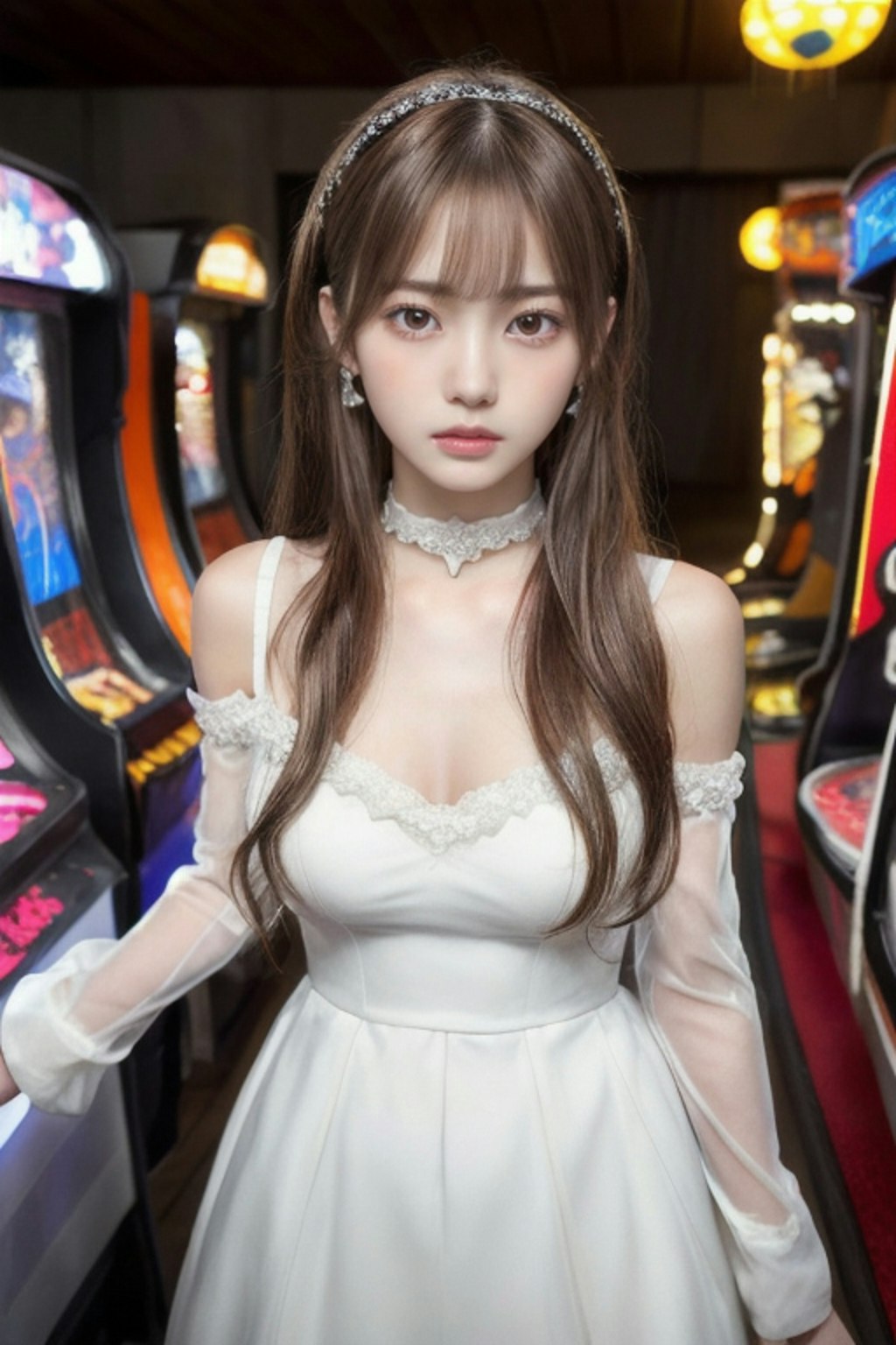 ゲーセンに来た姫様