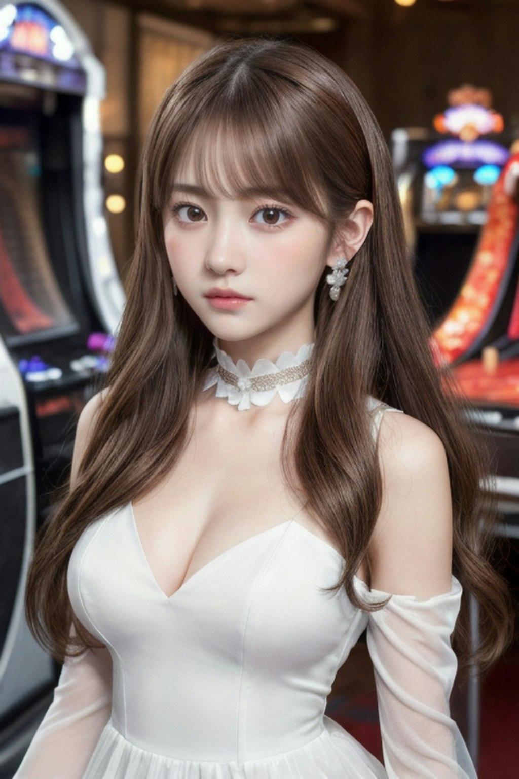 ゲーセンに来た姫様