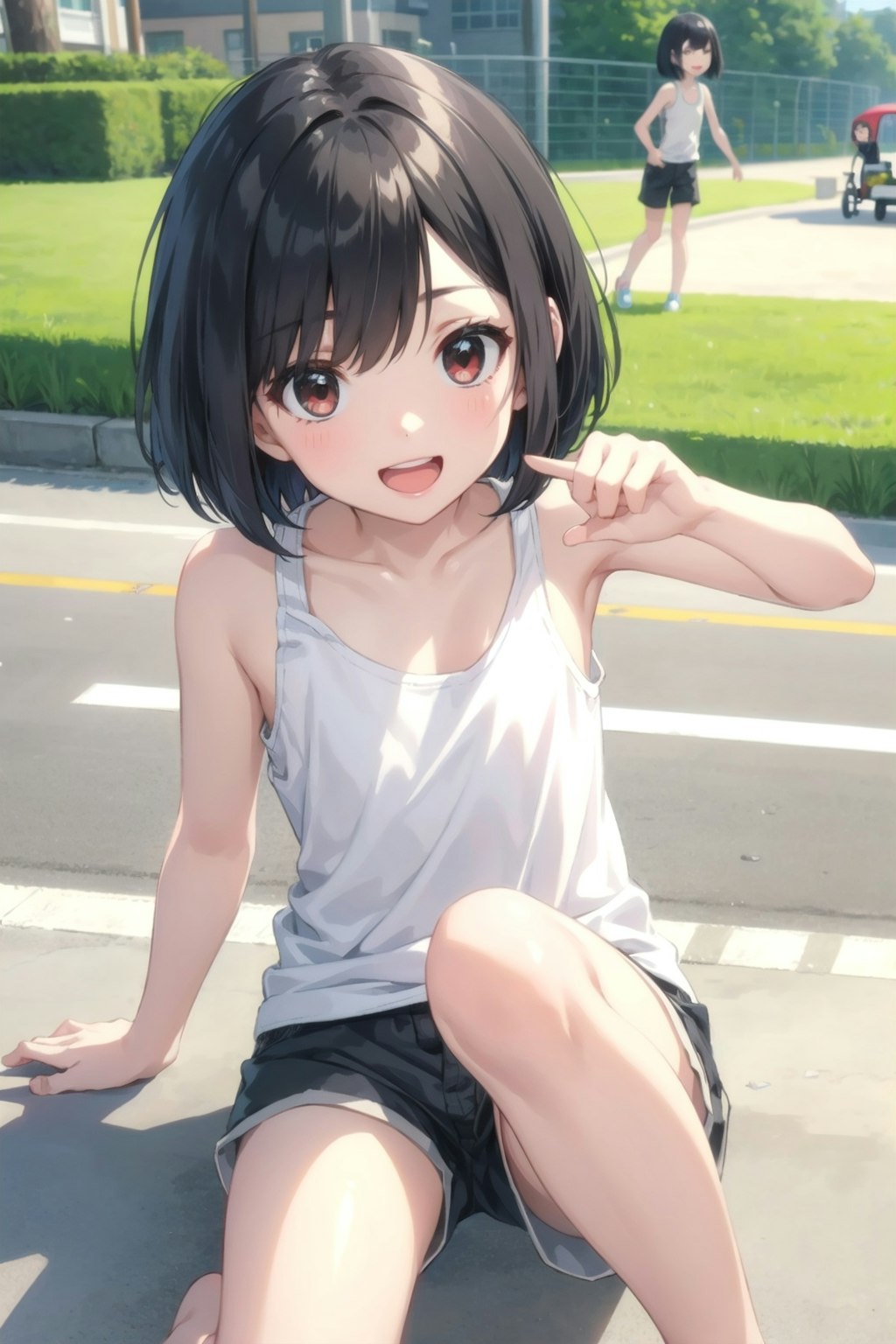 公園少女