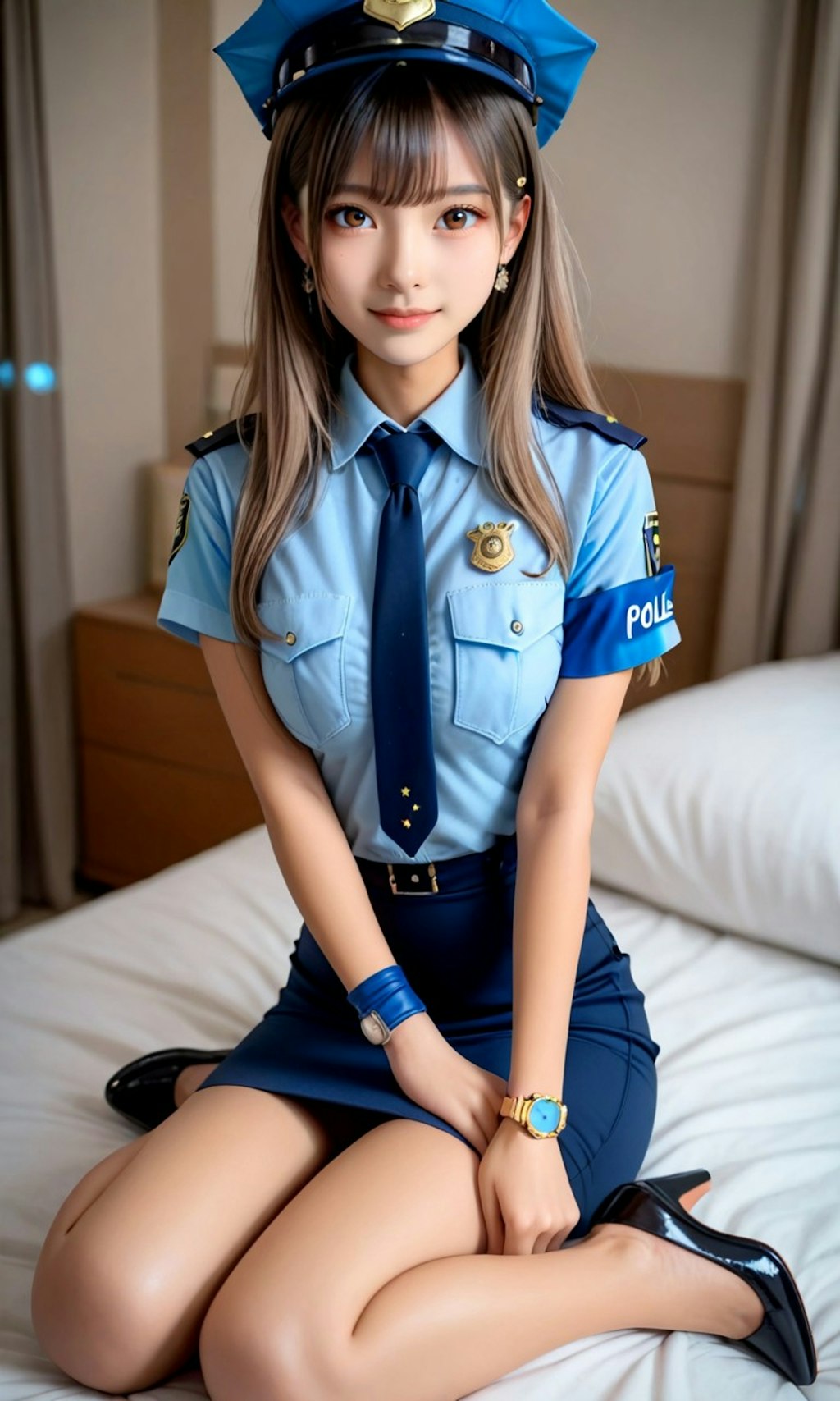 警察コスの妹