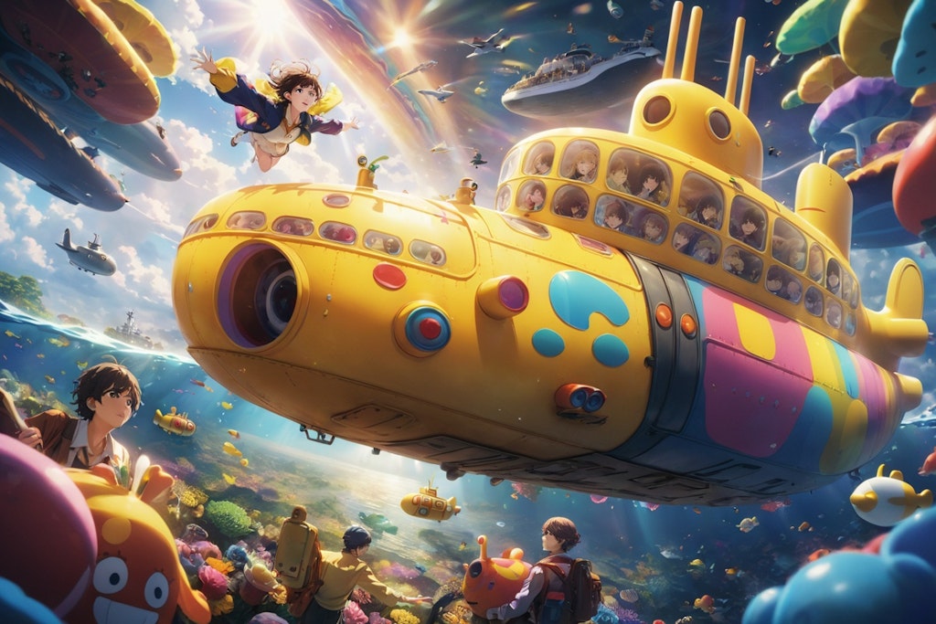 The yellow submarine became a tin can.