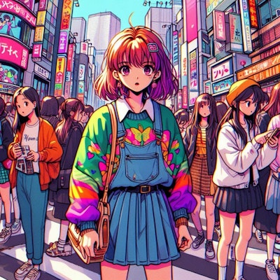 憧れの街角：90年代女子高生の日常風景