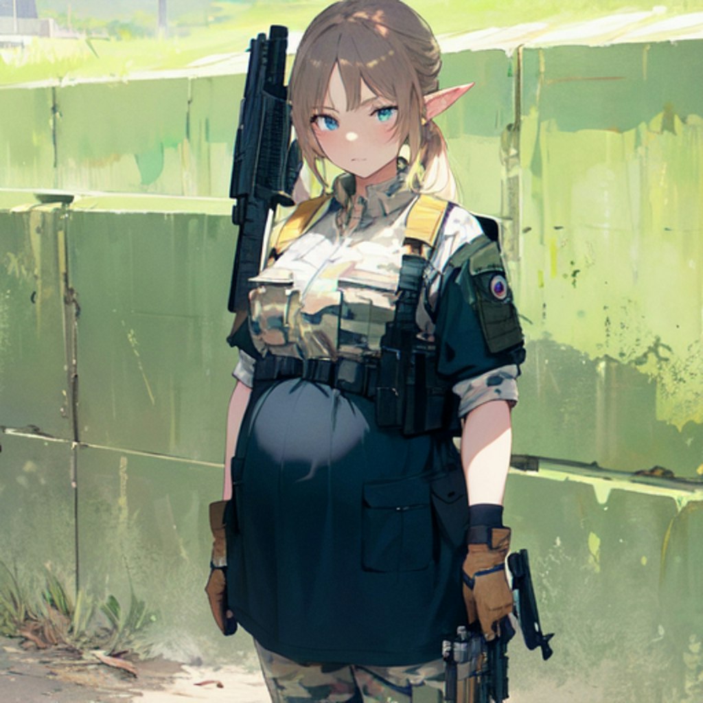 戦闘妊娠少女２０８