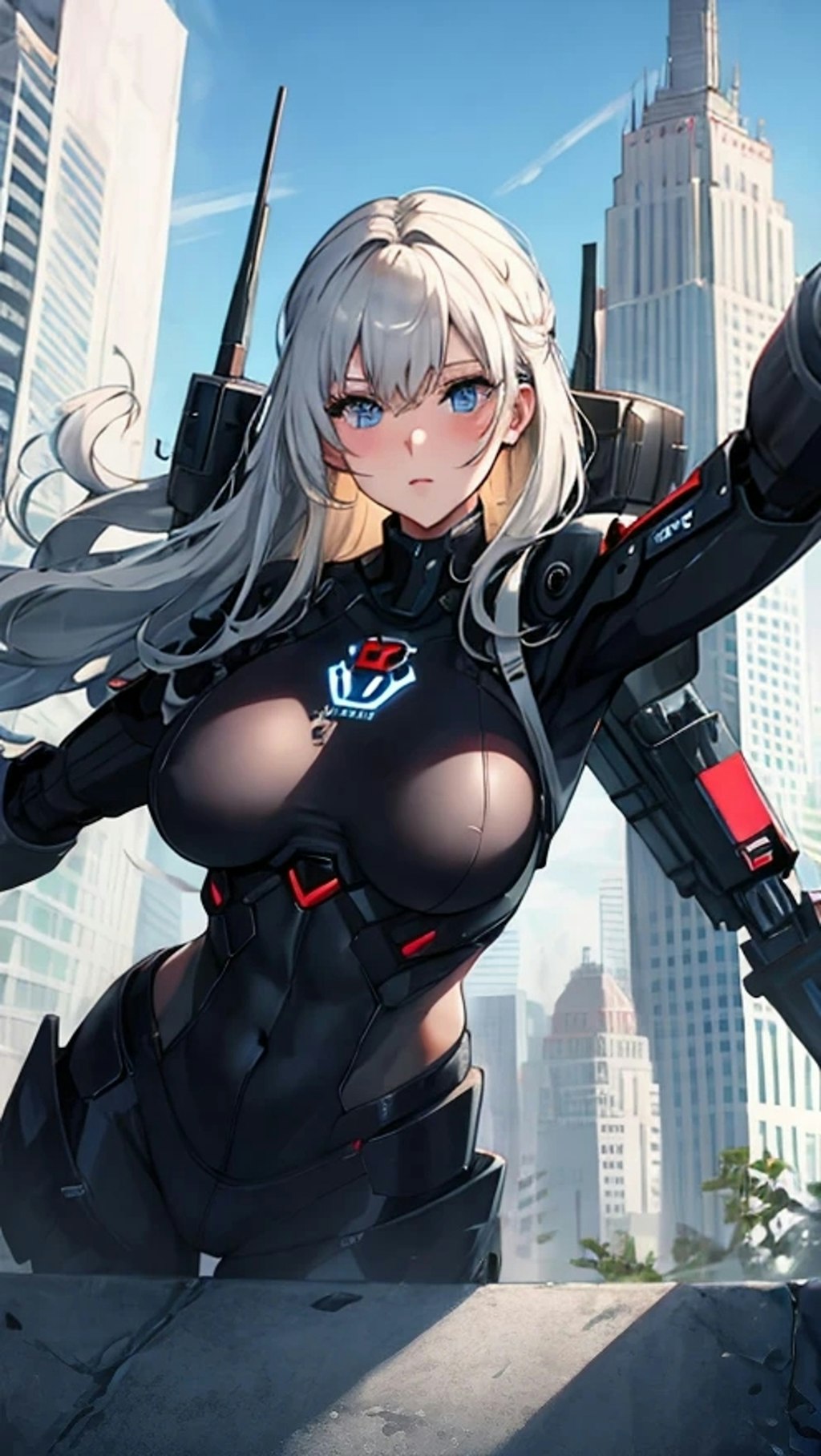 美少女型巨大戦闘ロボ