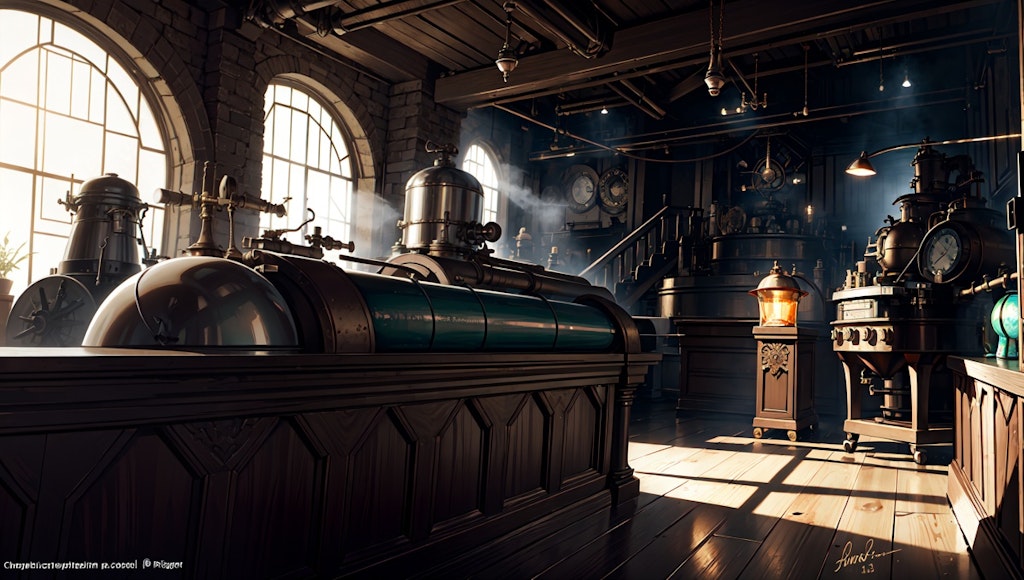 Steampunk-Cafe