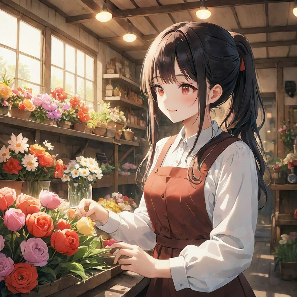 花屋の看板娘