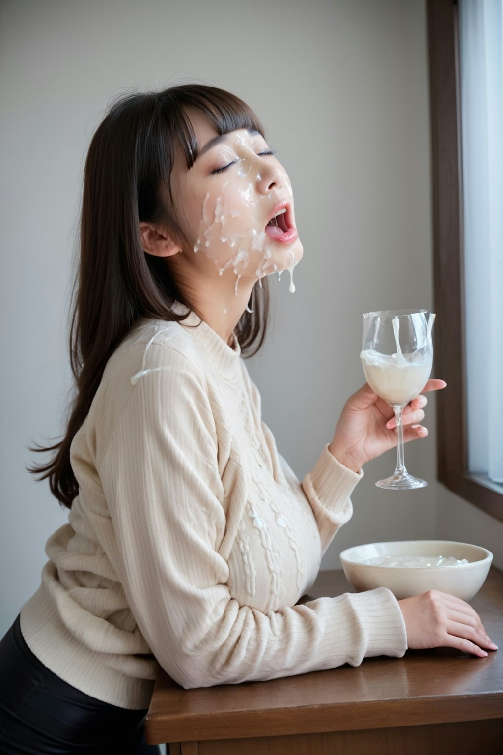 福利厚生の一環で取り入れた社員食堂のザーメンバイキングが女子社員に人気です