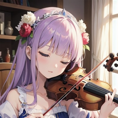バイオリンの練習