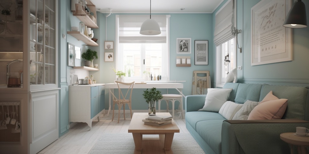 Pastel Living Room