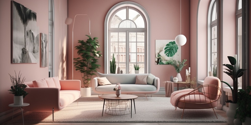 Pastel Living Room