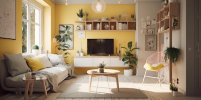 Pastel Living Room