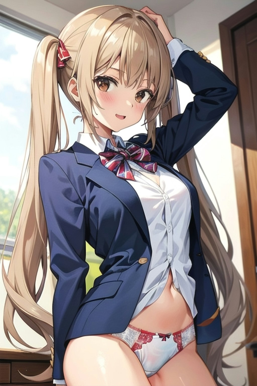 School twintails girl