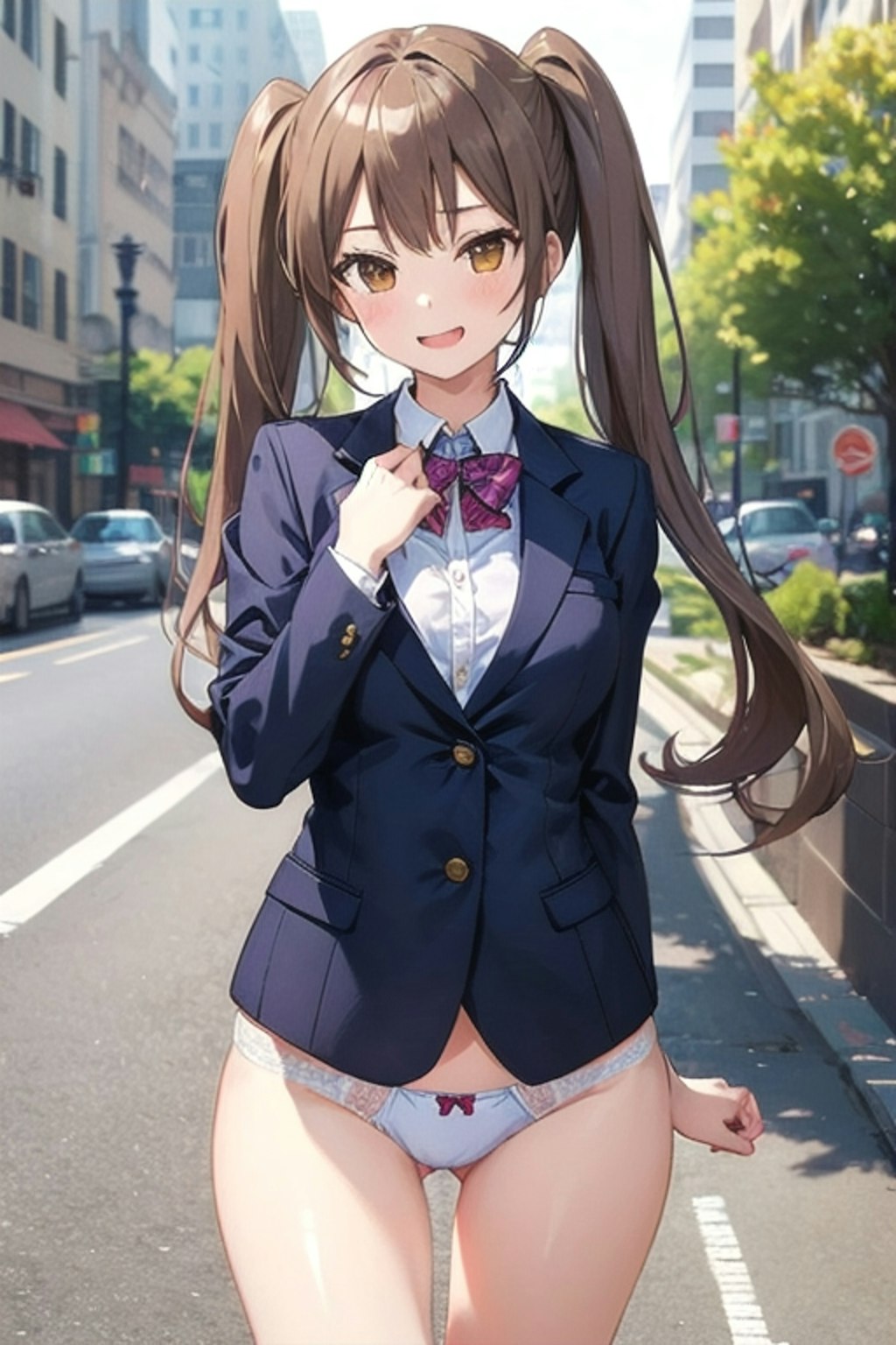 School twintails girl