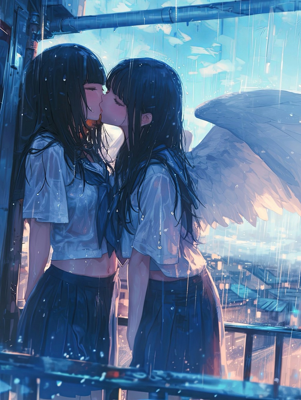 雨中の秘め事