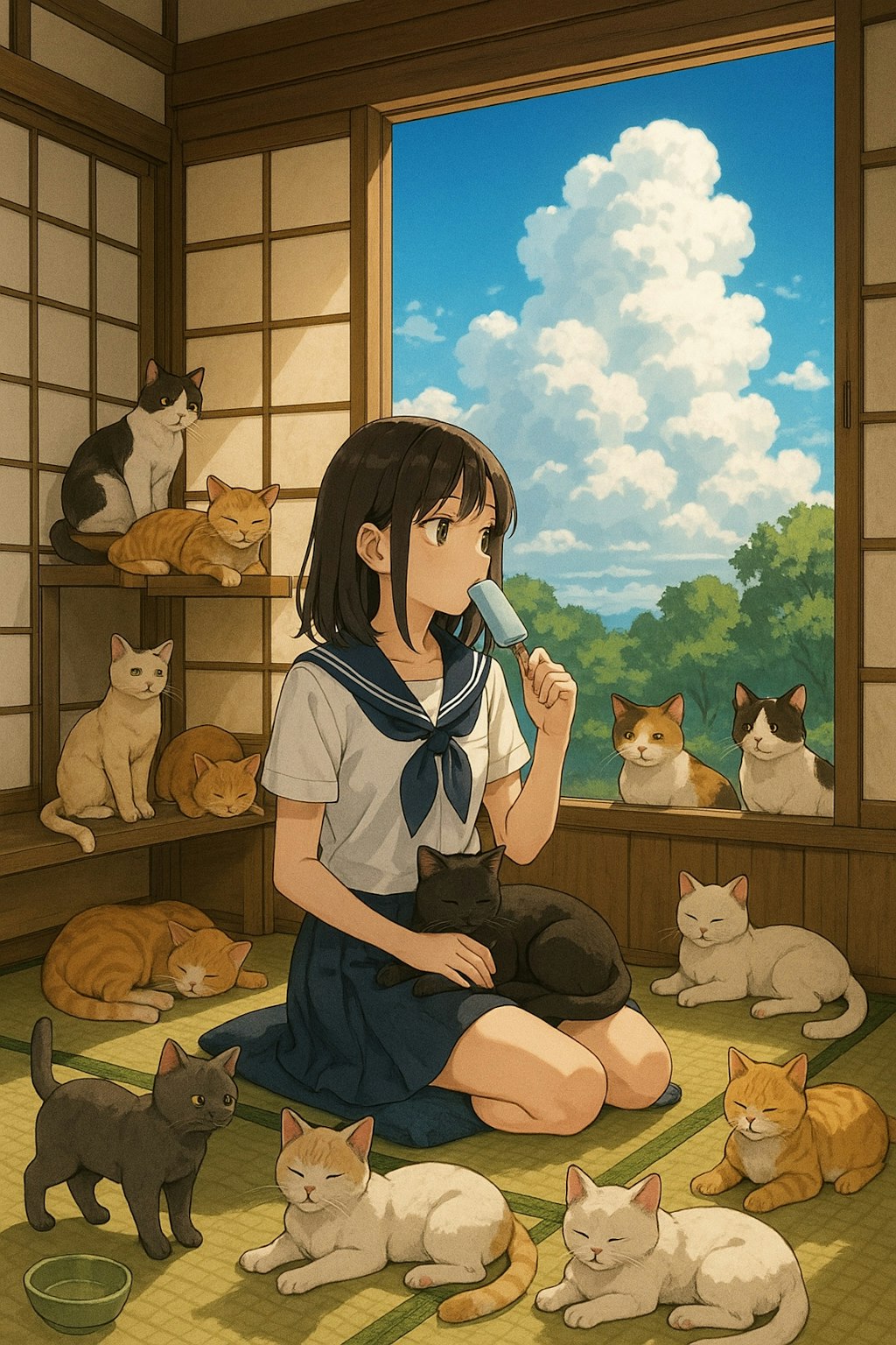 ねこ縁の間
