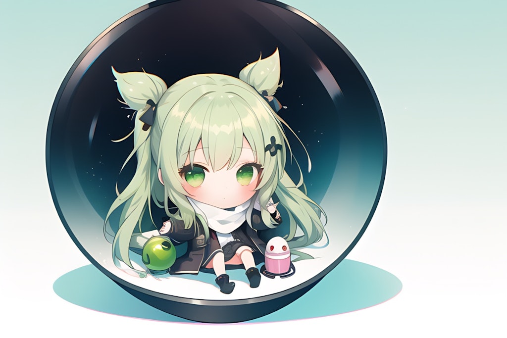 EMERALDちゃんもカプセルに入れる