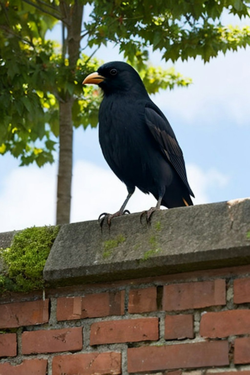 学園のカラス