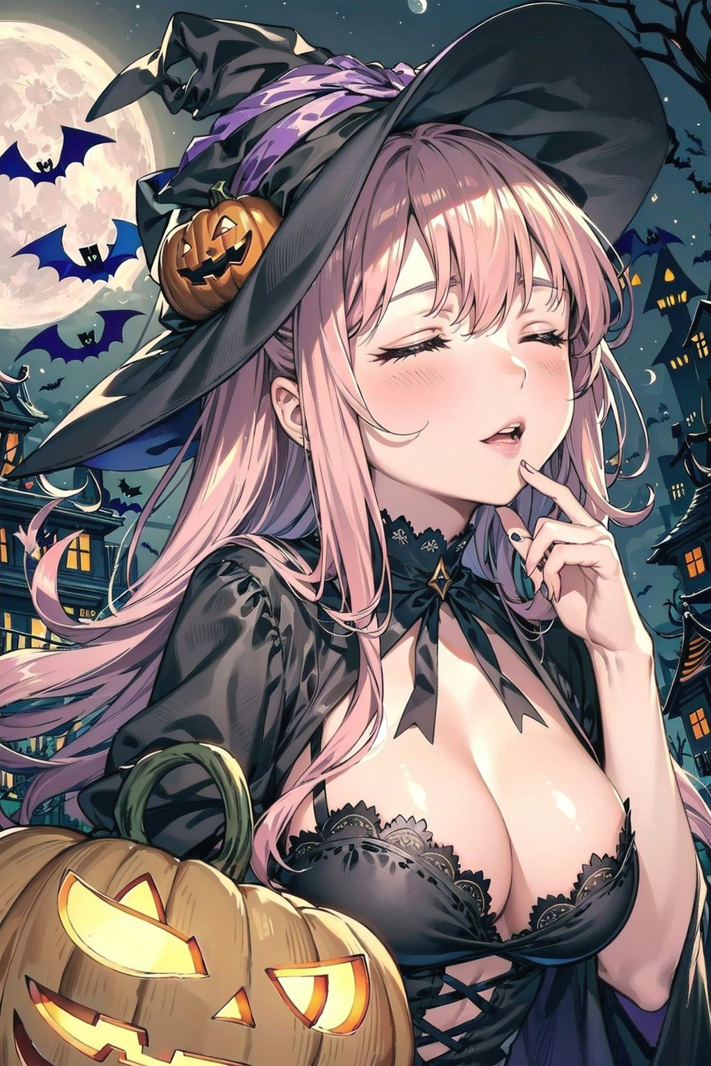 ハロウィンキス顔選手権🎃💋💕🐱