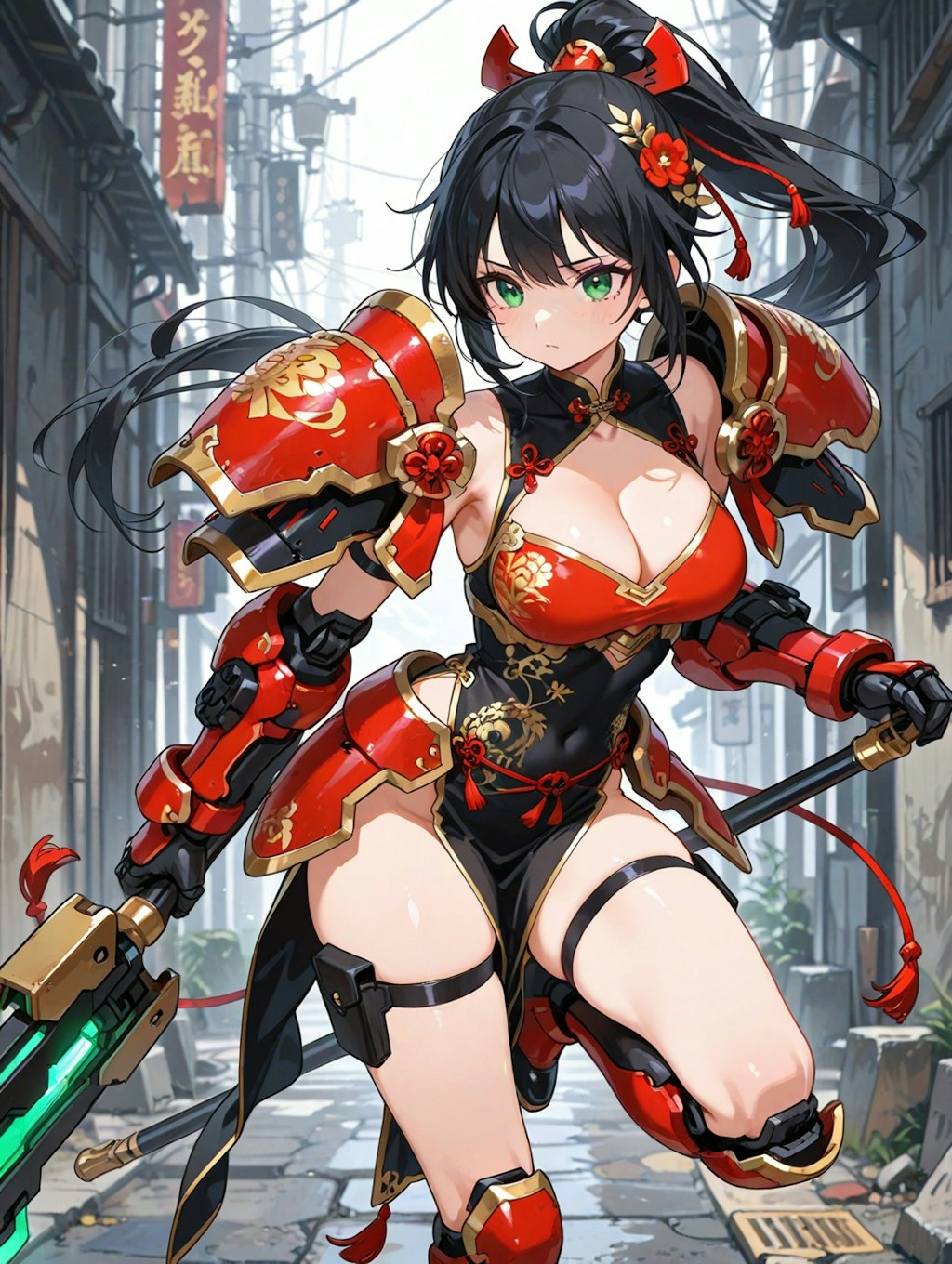 チャイナのメカ娘