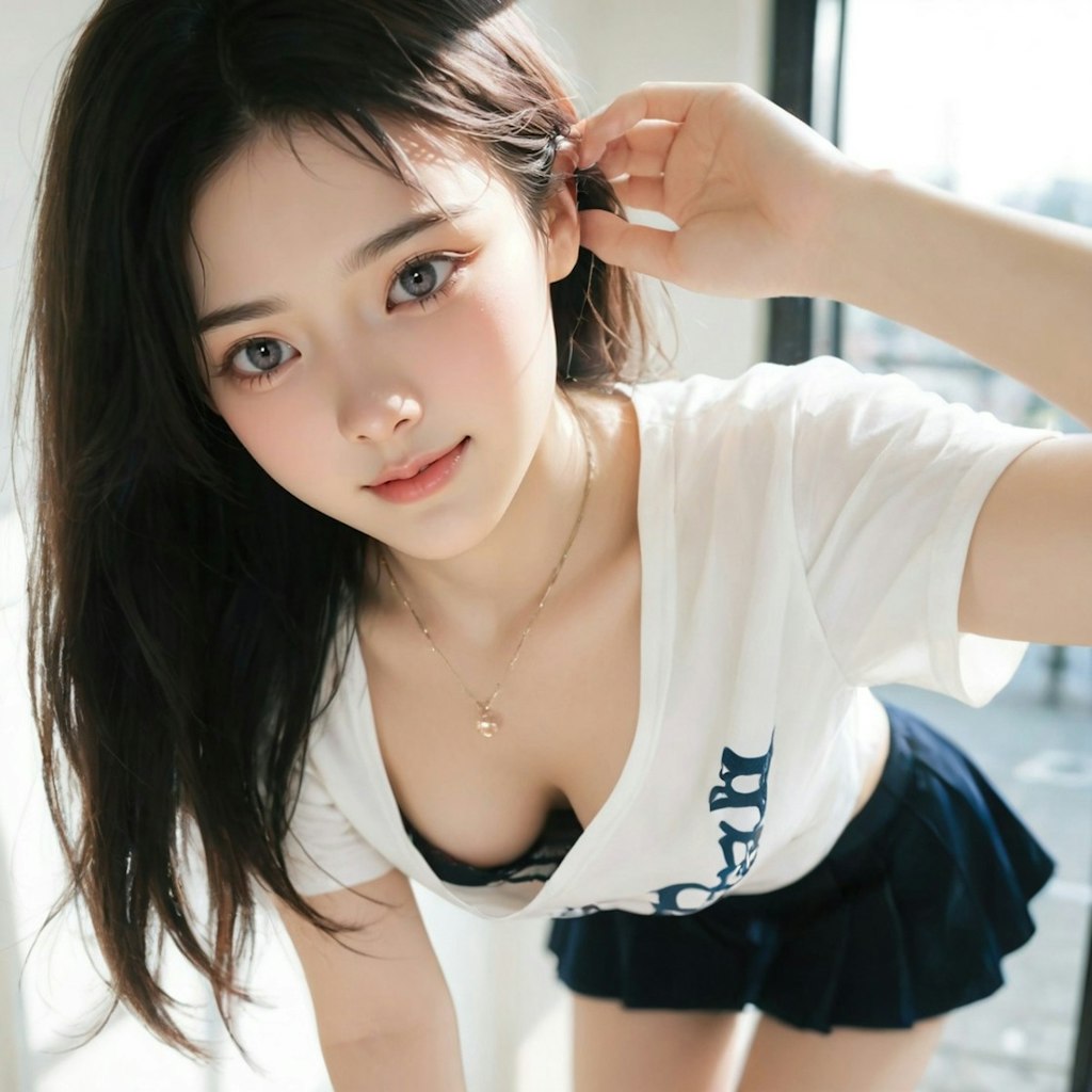 迷子の僕を心配してくれるお姉さん