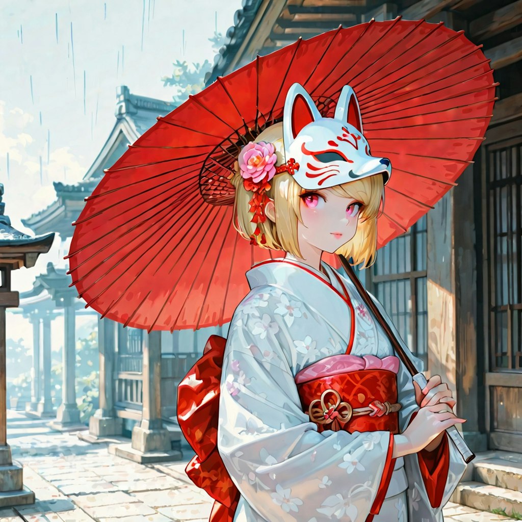 狐の嫁入り