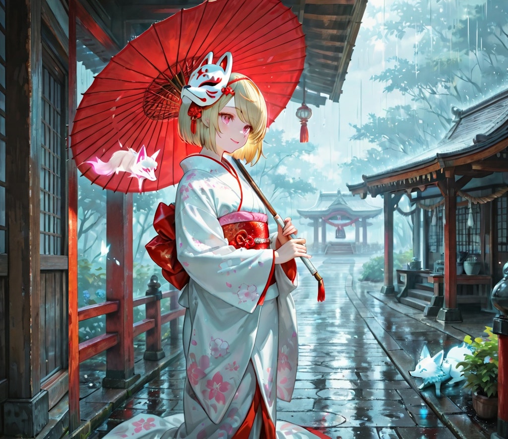 狐の嫁入り