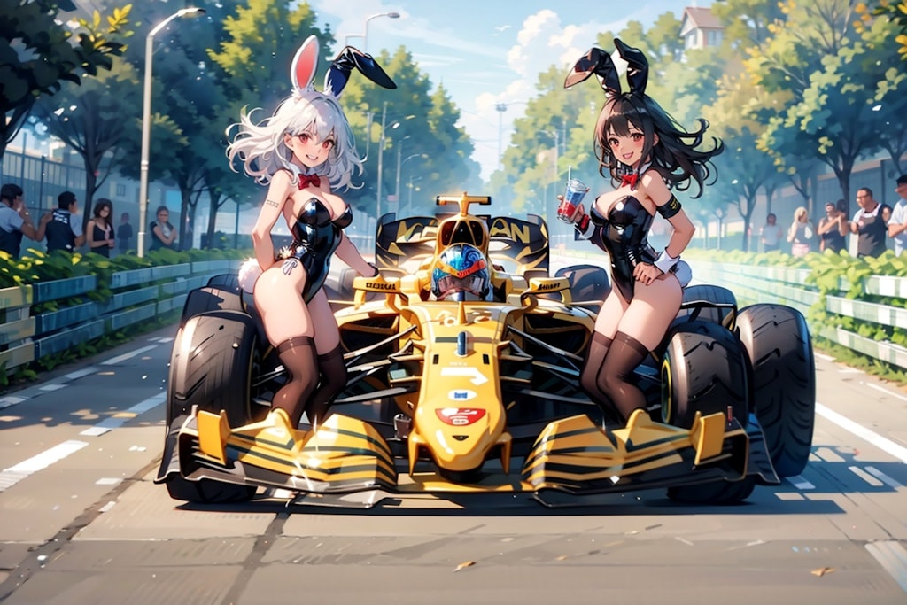 （ネタ）バニーなレースクイーンVerF1