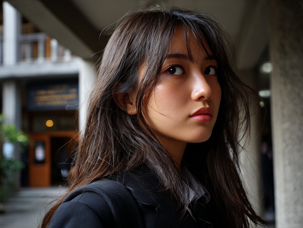 one girl