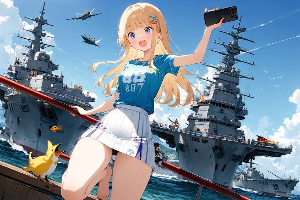 女王の休暇 シャル・ウィ・ボンジュールと戦艦