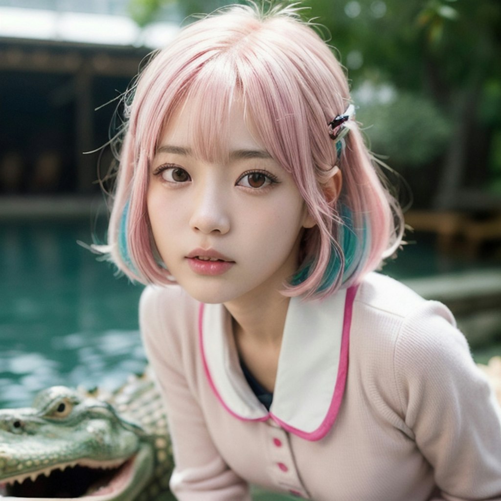 ワニ園の看板娘
