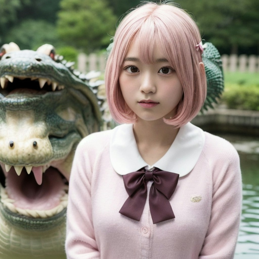ワニ園の看板娘