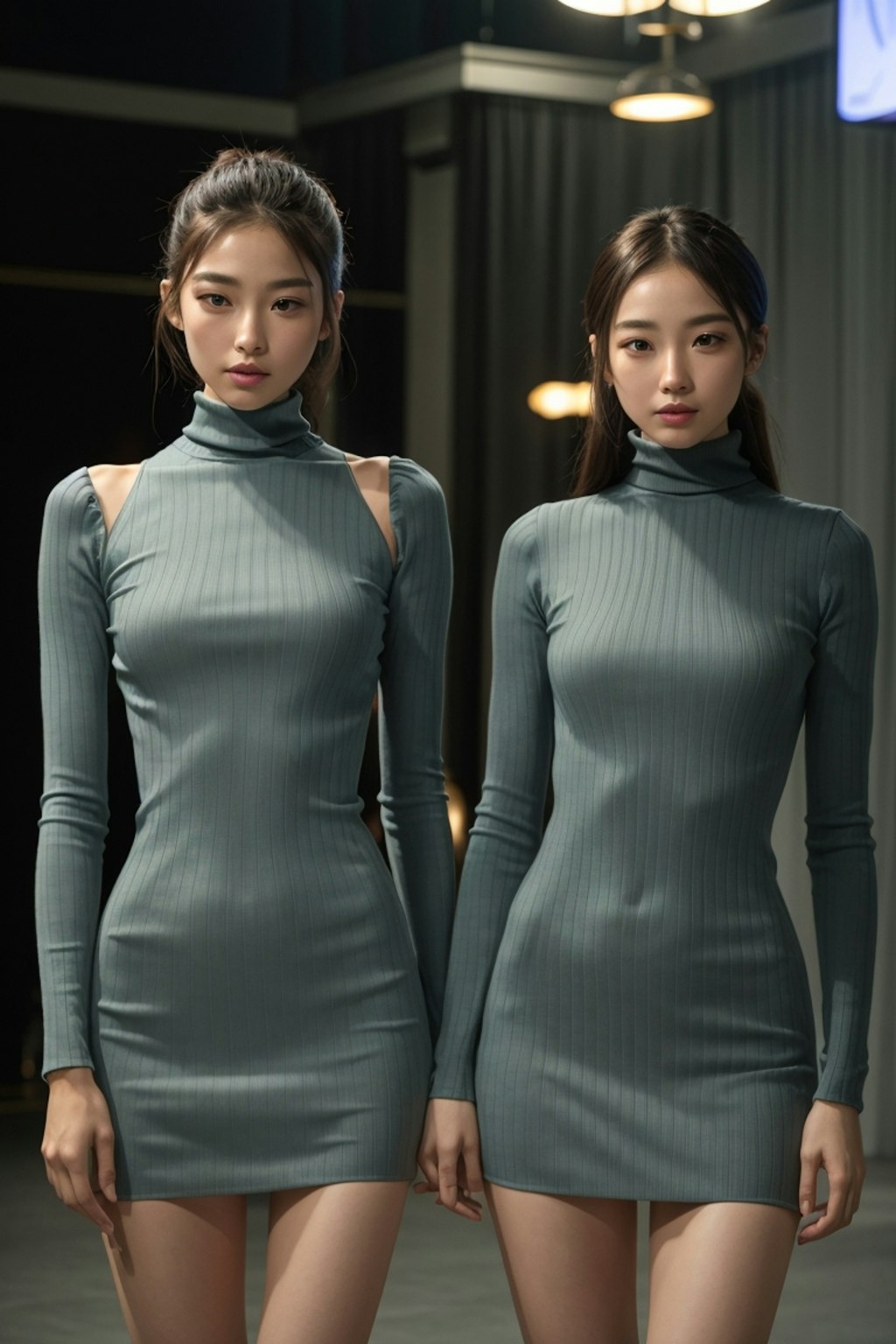 Turtleneck BodyCon Ladies seried2