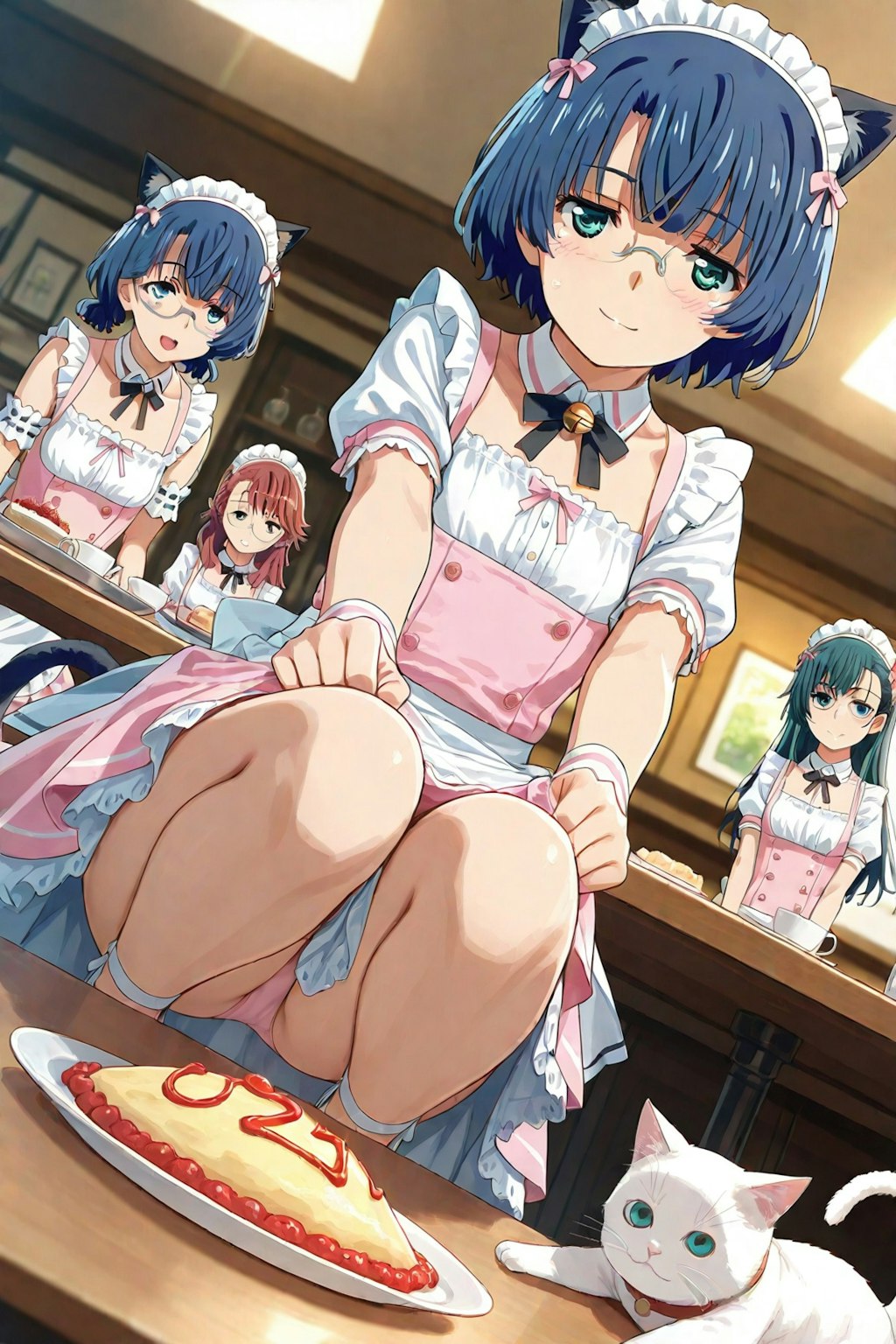🐱猫耳カフェ☕過剰サービスの柑菜さん(*´ω｀*)ｶﾖｲﾏｽ