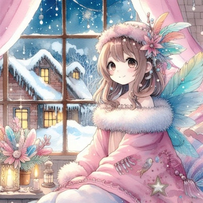 雪の夜の妖精さん
