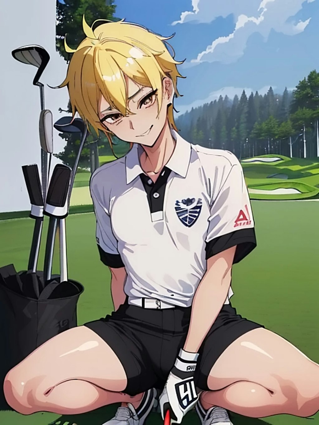 ゴルフ少年　【金】