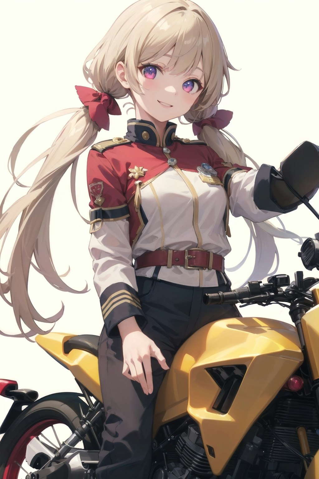 バイク乗りの少女