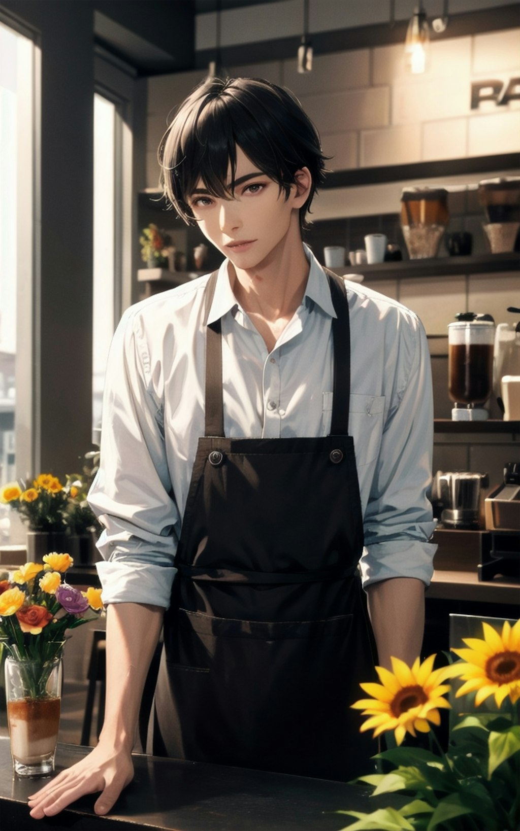 Handsome Coffee Barista