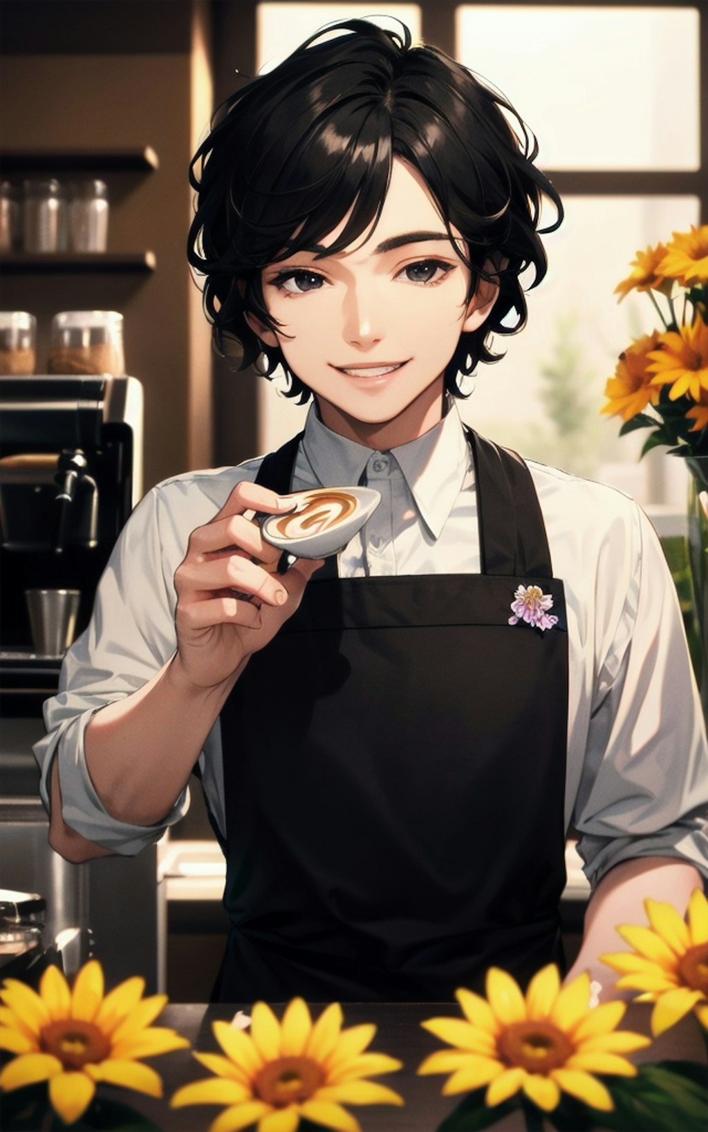 Handsome Coffee Barista