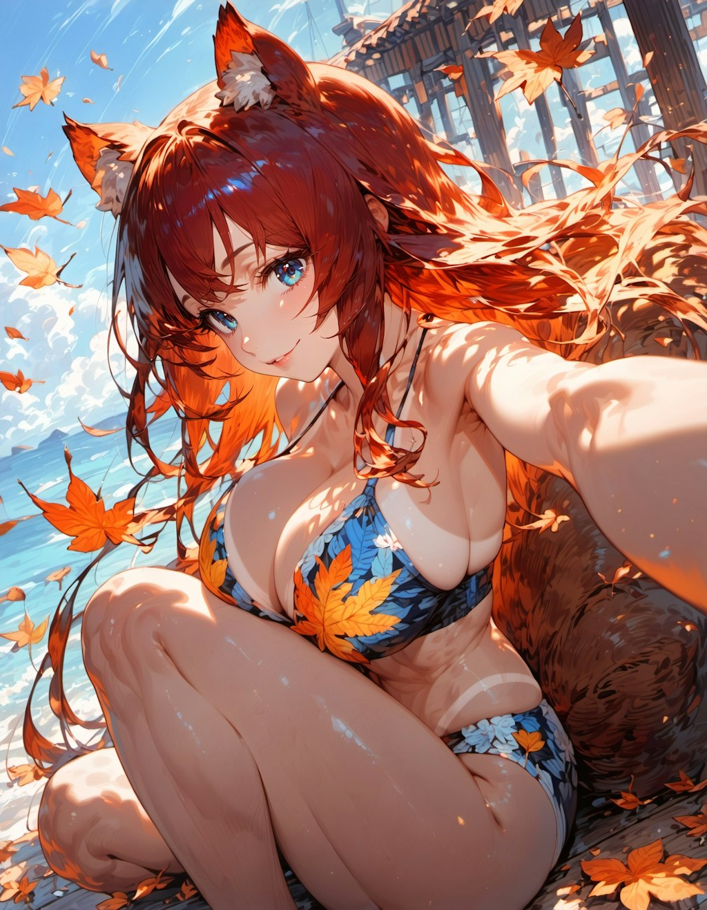 leaf bikini