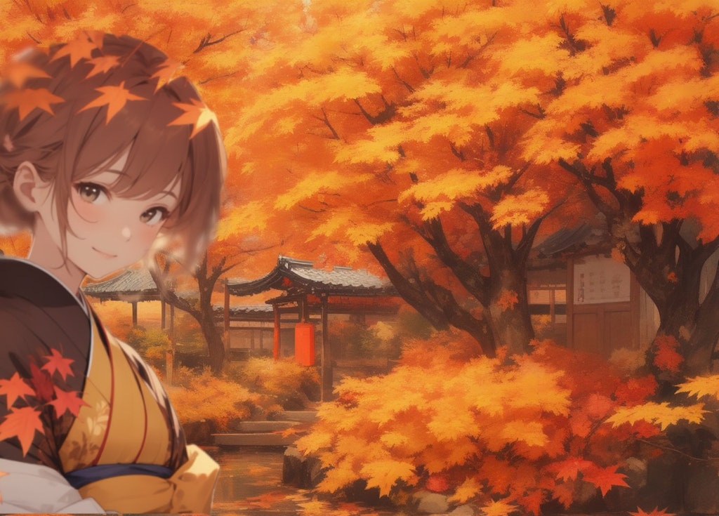 Autumn girl 14 (元お試し絵)