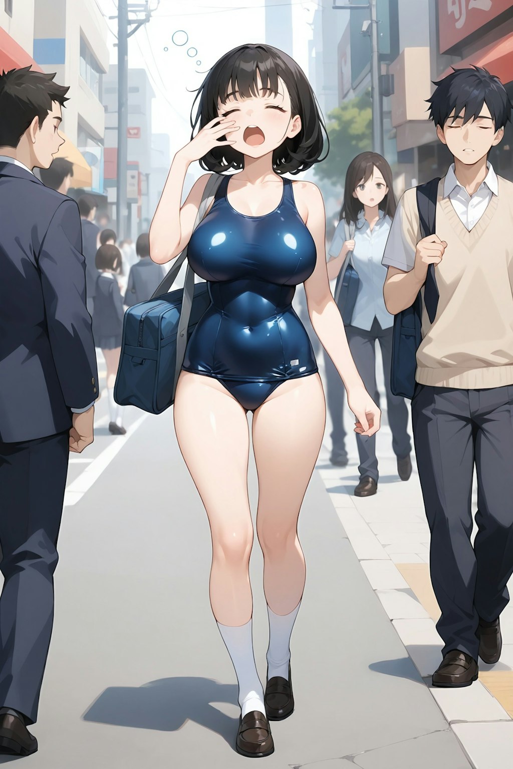 ふわ〜…ねむ…